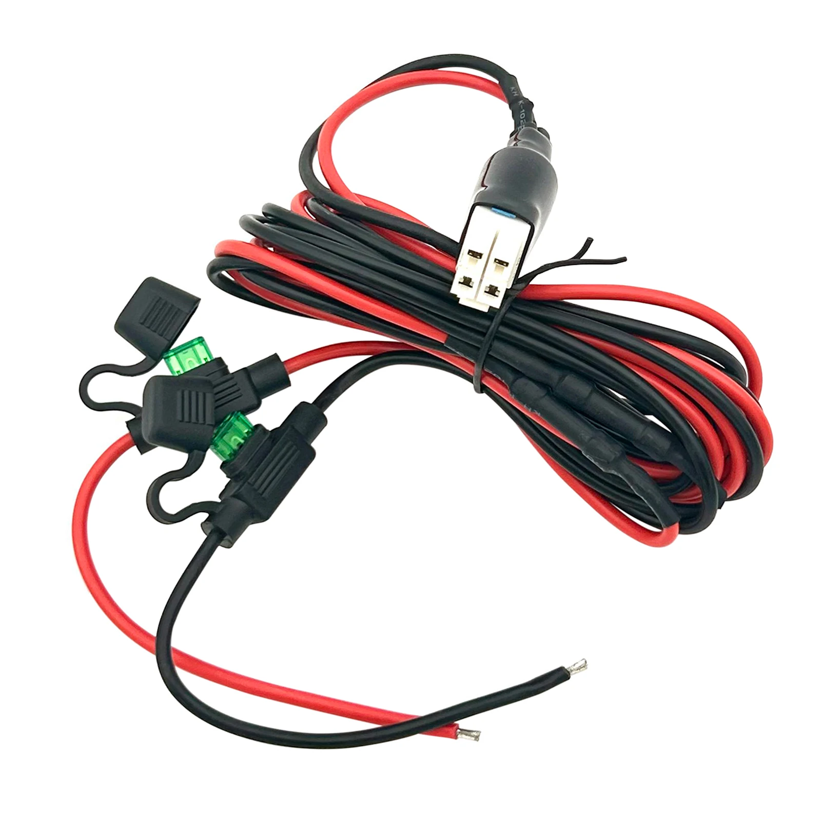 4 Pin 12AWG DC Power Cord Cable with 30A Fuse for Kenwood TS-590SG TS-890s for Yaesu FT-891 Icom IC-7000 IC-7200 IC-7600 IC-7300