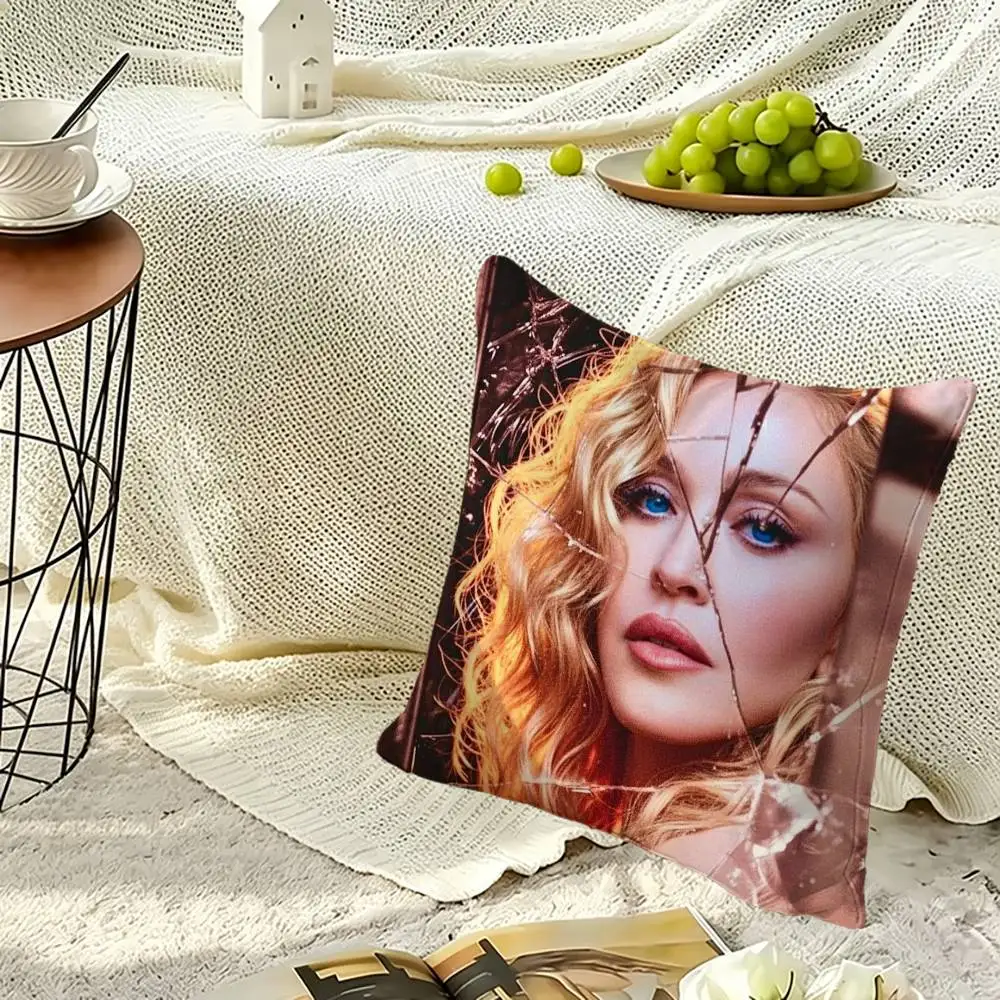 Madonna 80s-S Pillow Case Sofa Living Room for Bedroom Headboard Backrest Cushion Square Nap Time