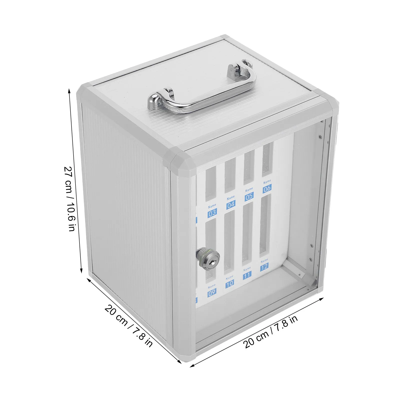 Cell Phone Lock Box For Phone Storage For Classroom Busy Office Slots Locker Password Lockable Mobile Cabinet School