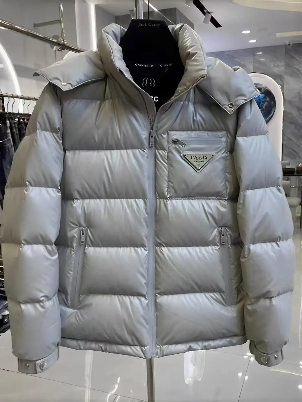 

Men's down Jaet 2025 Winter New Faion Casual Trendy Simple Hood Comfortable High Quali Haome Thiened White Du down