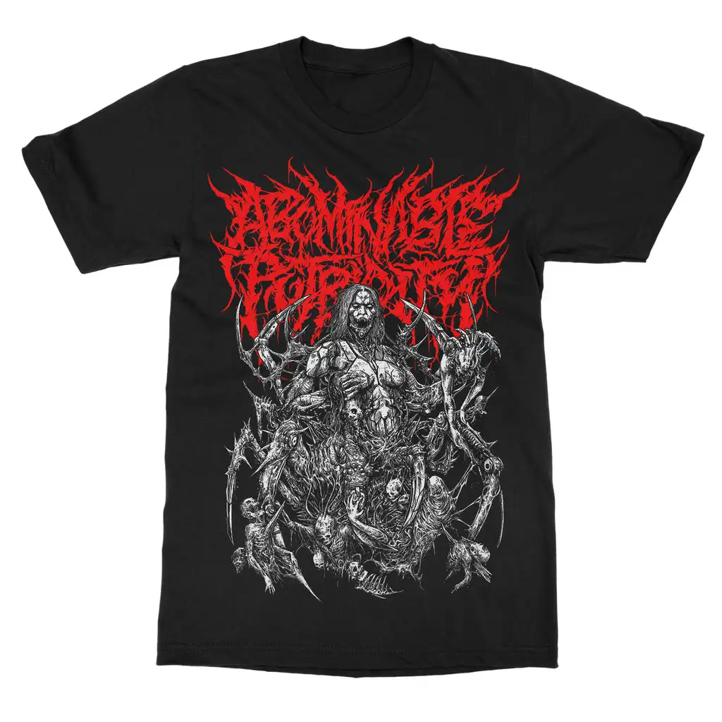 New Abominable Putridity Graphic Cotton Band T-shirt Unisex Summer Short Sleeve Fashion Brand Tee Luxury Casual Vintage Tees