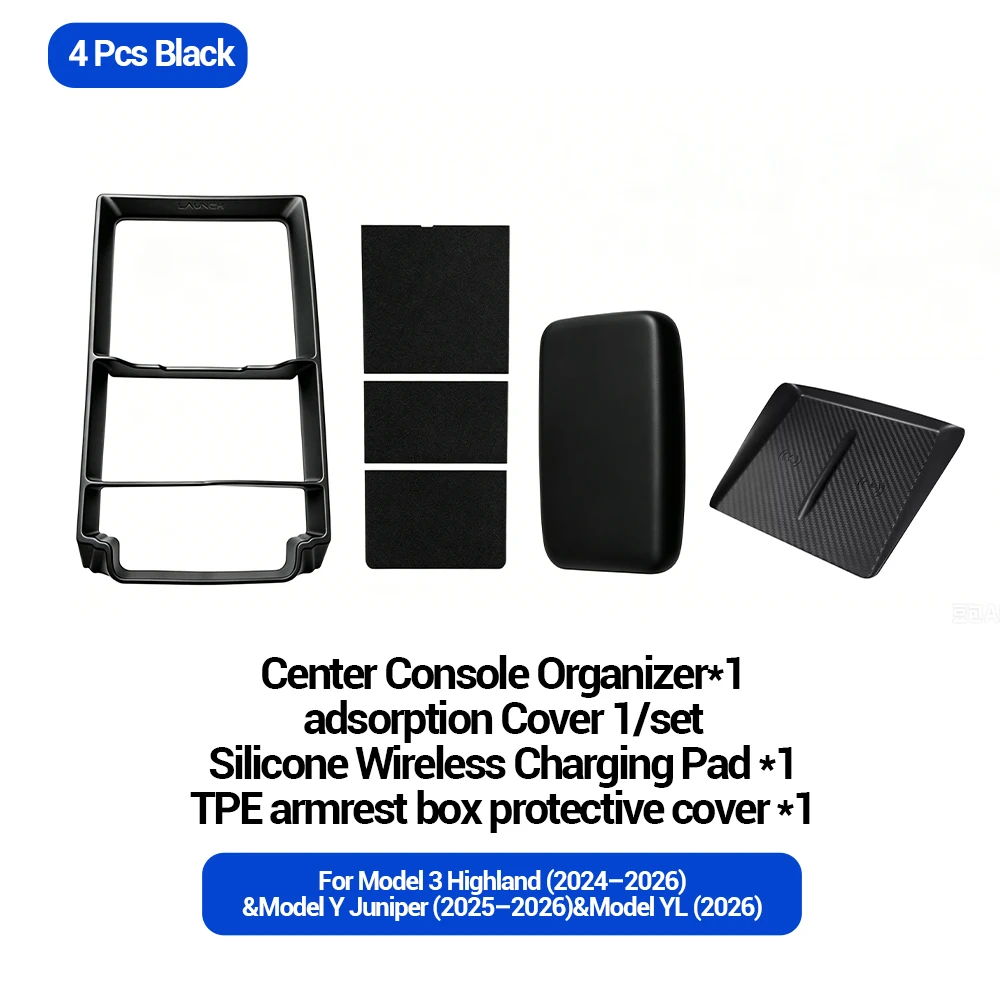 4 PCS Blcak