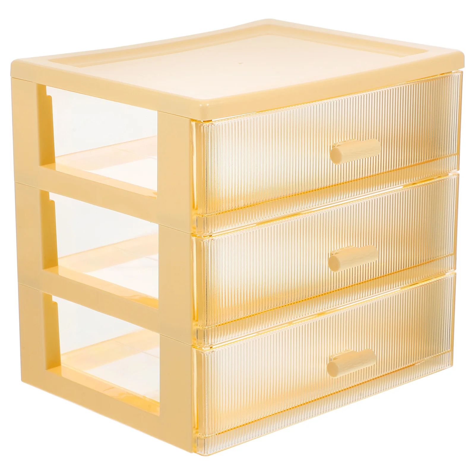 Drawer Type Desk Organizer Plastic Desktop Storage Box Multi-Layer Stationery Organizer For Office Home School Use