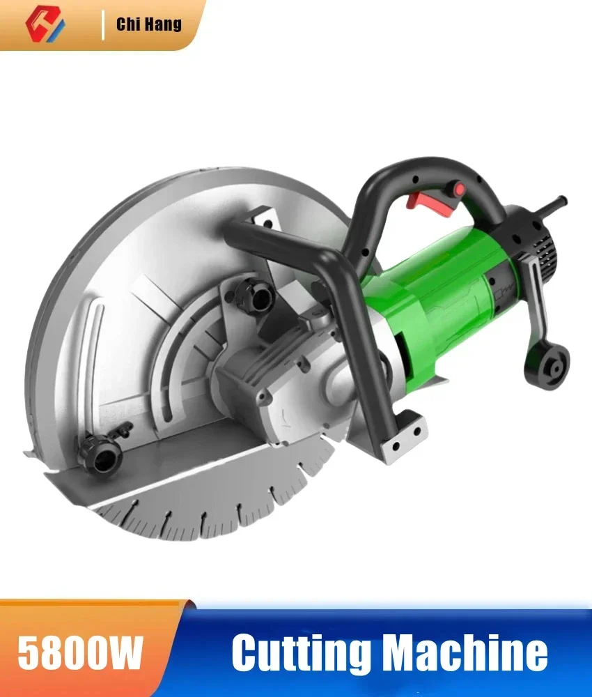 

New Single Chip Slotting Machine Wall Stone Door Opening High Power Concrete Road Steel Wall Pipe Cutting Tool With Support Roll