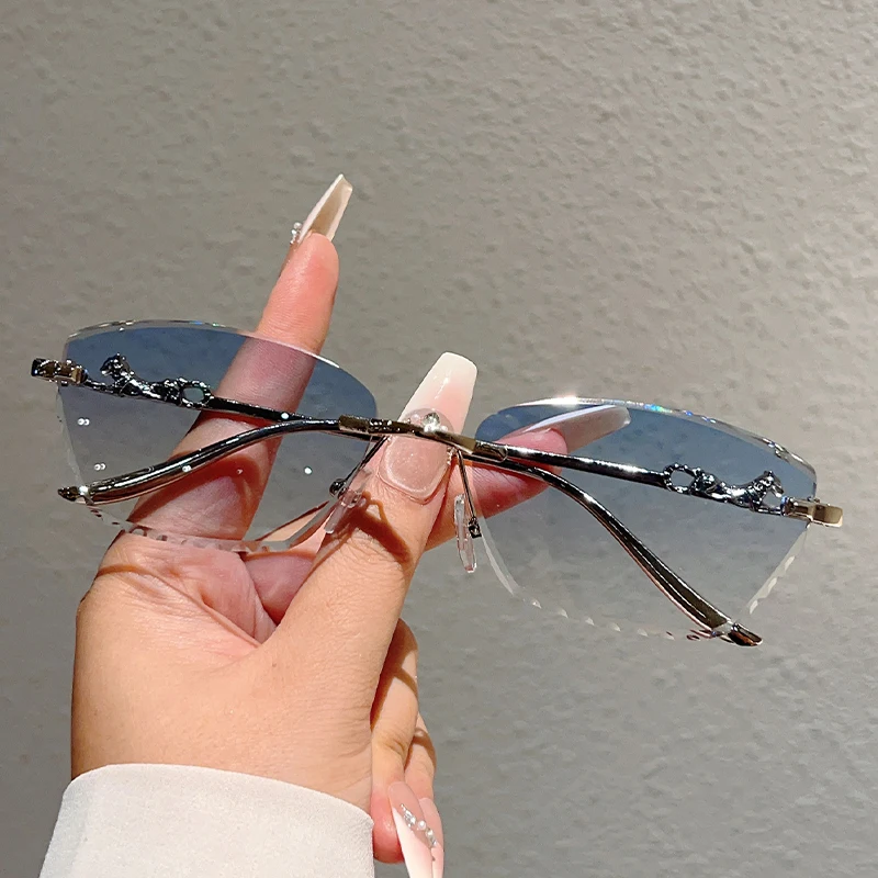 Óculos de Sol Sem Armação GM LUMIAS para Mulheres, Moda Vintage, Gradiente Casual, Novo Design de Marca Luxuosa 2026