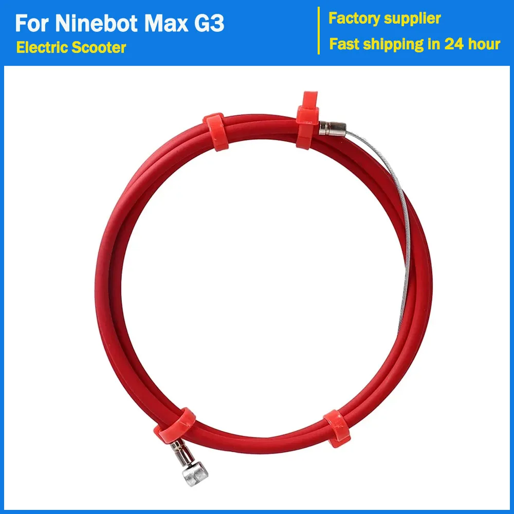 

Electric Scooter Front Brake Cable for Segway Ninebot MAX G3 Kickscooter Front Wheel Red Brake Wire Line Replacement Accessories