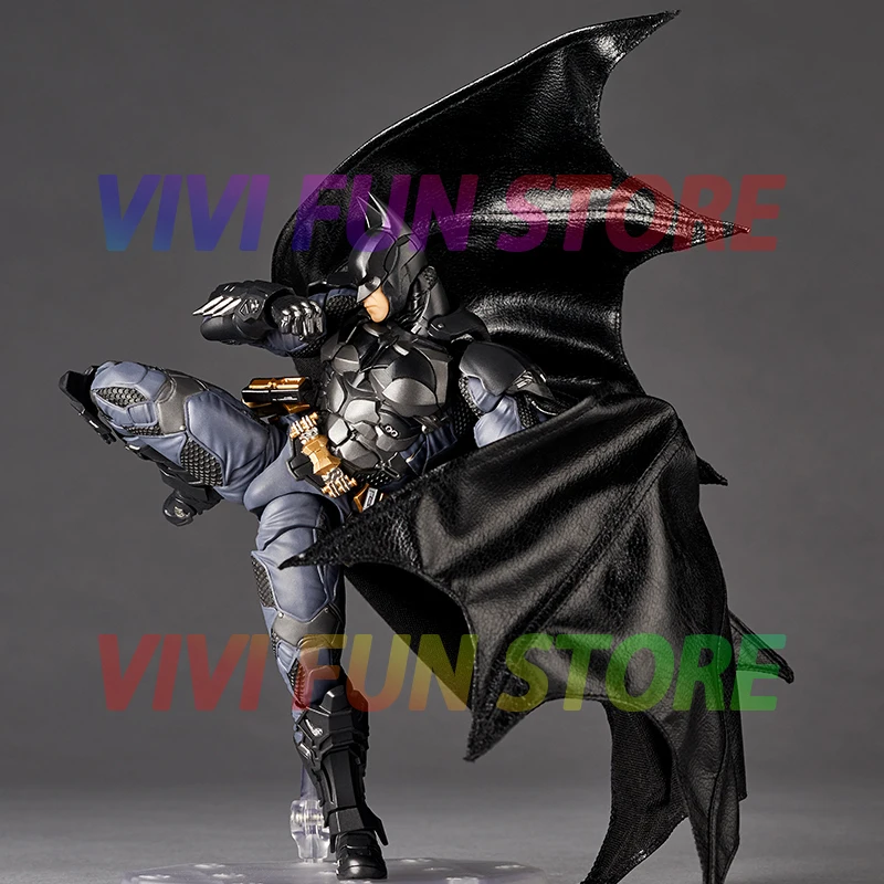 New In Stock Kaiyodo Batman: Arkham Knight Ver. Movable Model Toys Revoltech AMAZING YAMAGUCHI Game role Bruce Wayne 