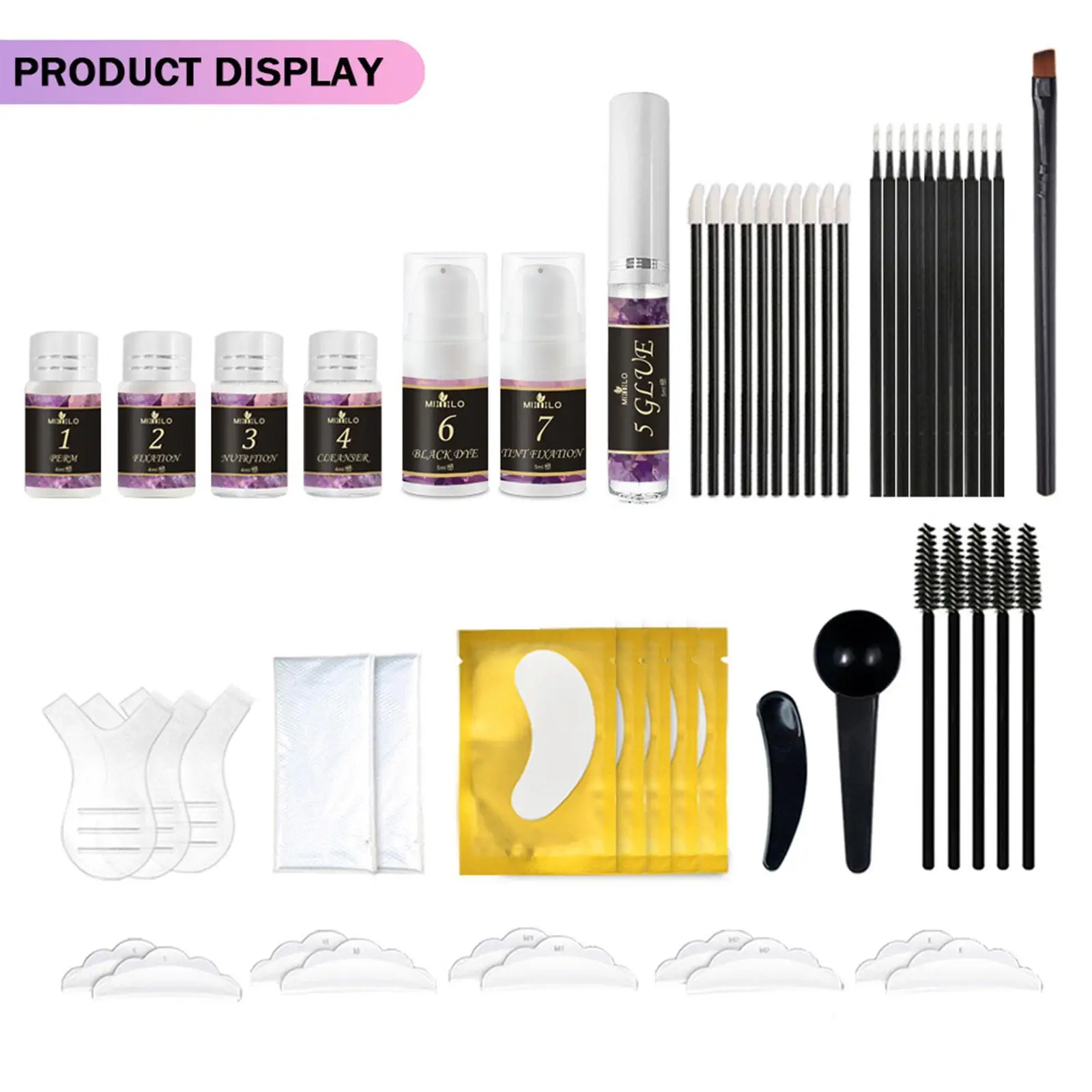 Lifting Lashes Kit Lash Lifiting Curling Eyelash Perm Kit Eye Makeup ciglia sopracciglia Dye Tint Combination Eyelash Enhancer