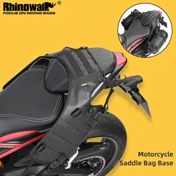 Rhinowalk Motorcycle Universal Saddle Base Motorbike Rear Seat Package Side Bag Accessories Motor Seat Bag Install Pad Rack