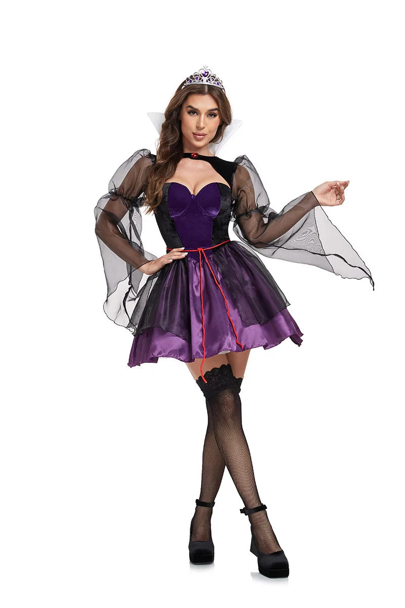 

Костюм на Хэллоуин для взрослых и женщин, наряд Queen Me Queen, одежда для выступлений, костюм для косплея большого размера