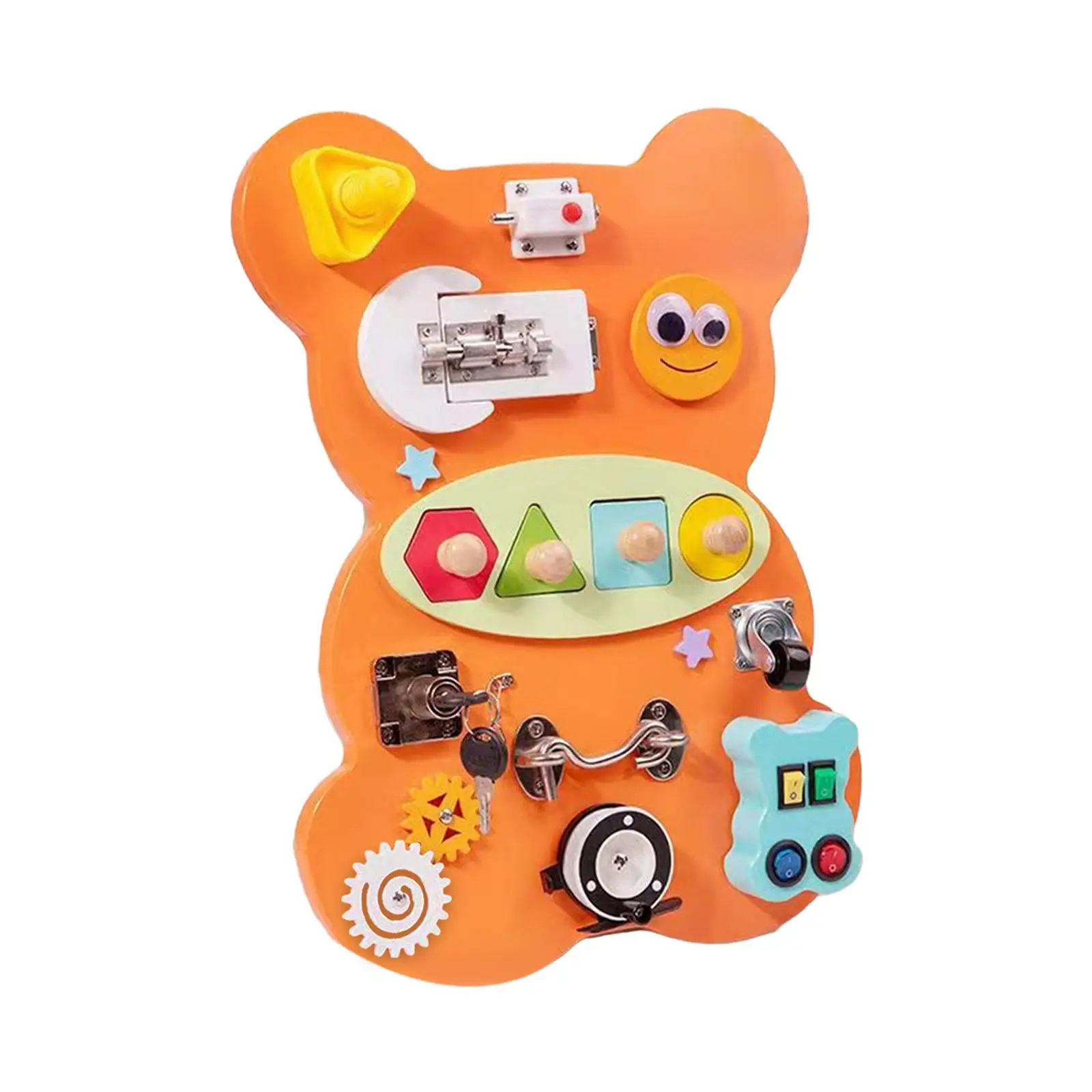 Доска Bear Busy 40x29 см, обучающая 11 способов игры, жизненные навыки, подарки на день рождения