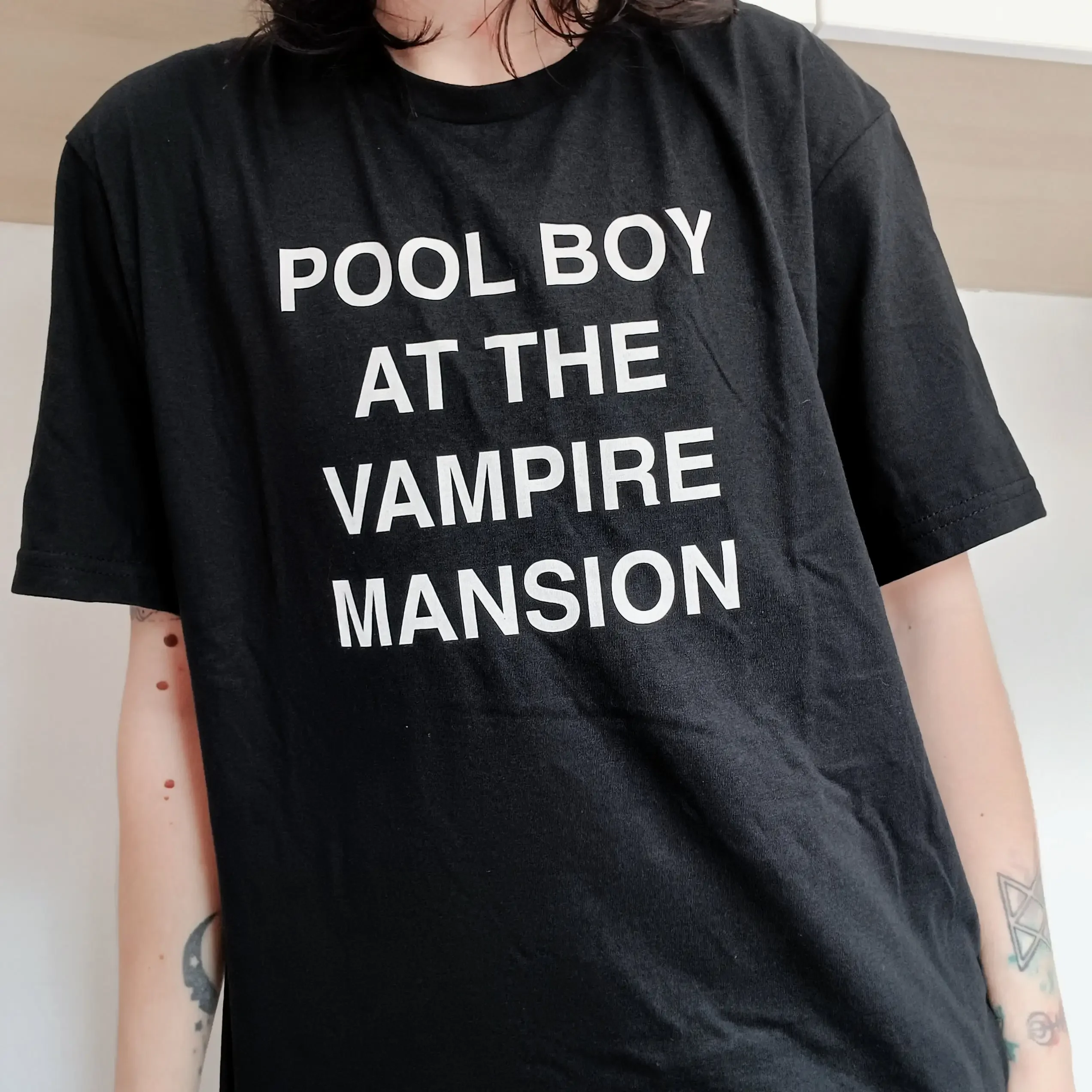 Unofficial Pool Boy at the Vampire Mansion MCR Unisex T Shirt