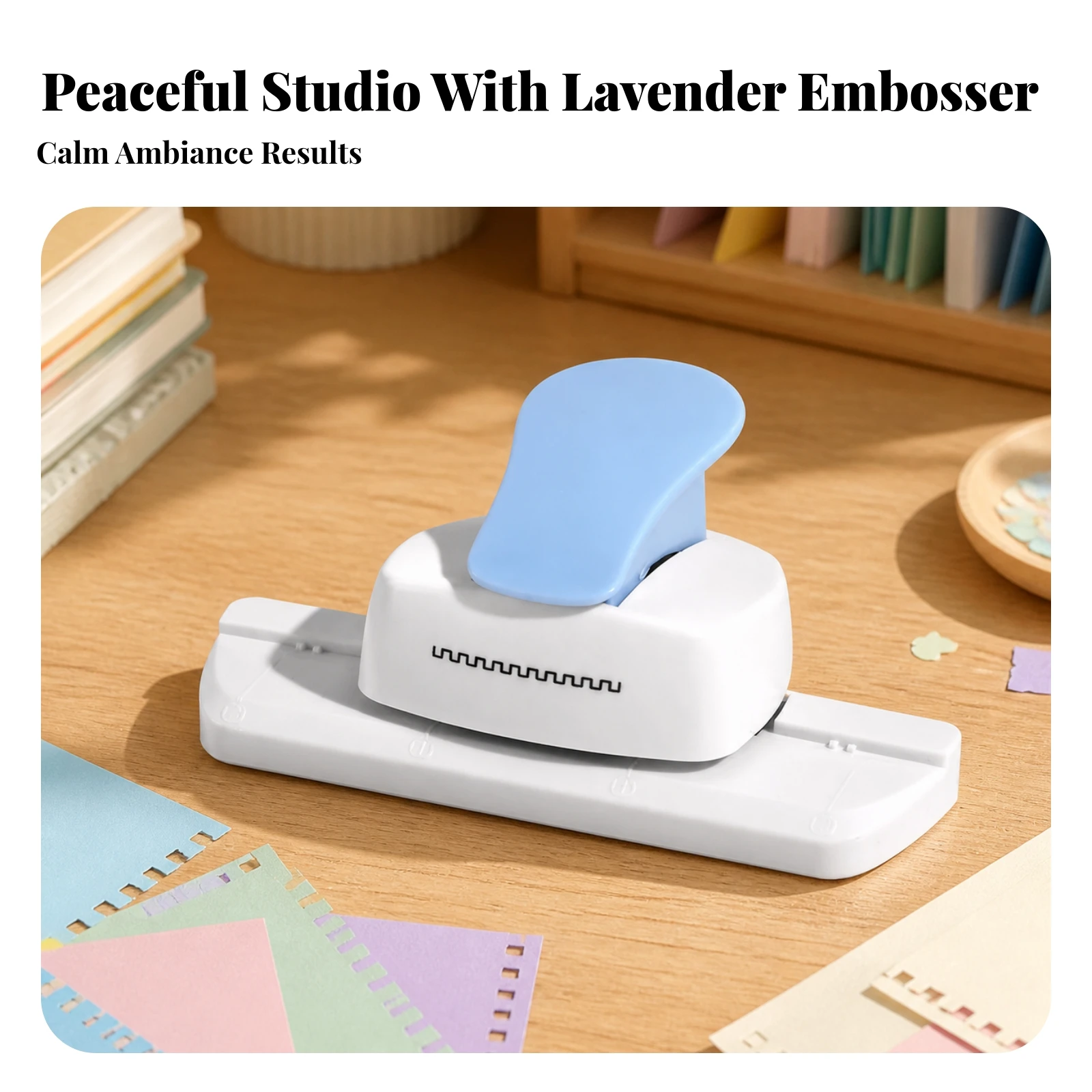 Edge Puncher with Positioning Guide Patterned Stamp Edge Punch Stamp Border Punch Versatile Hand-Press for Scrapbookers
