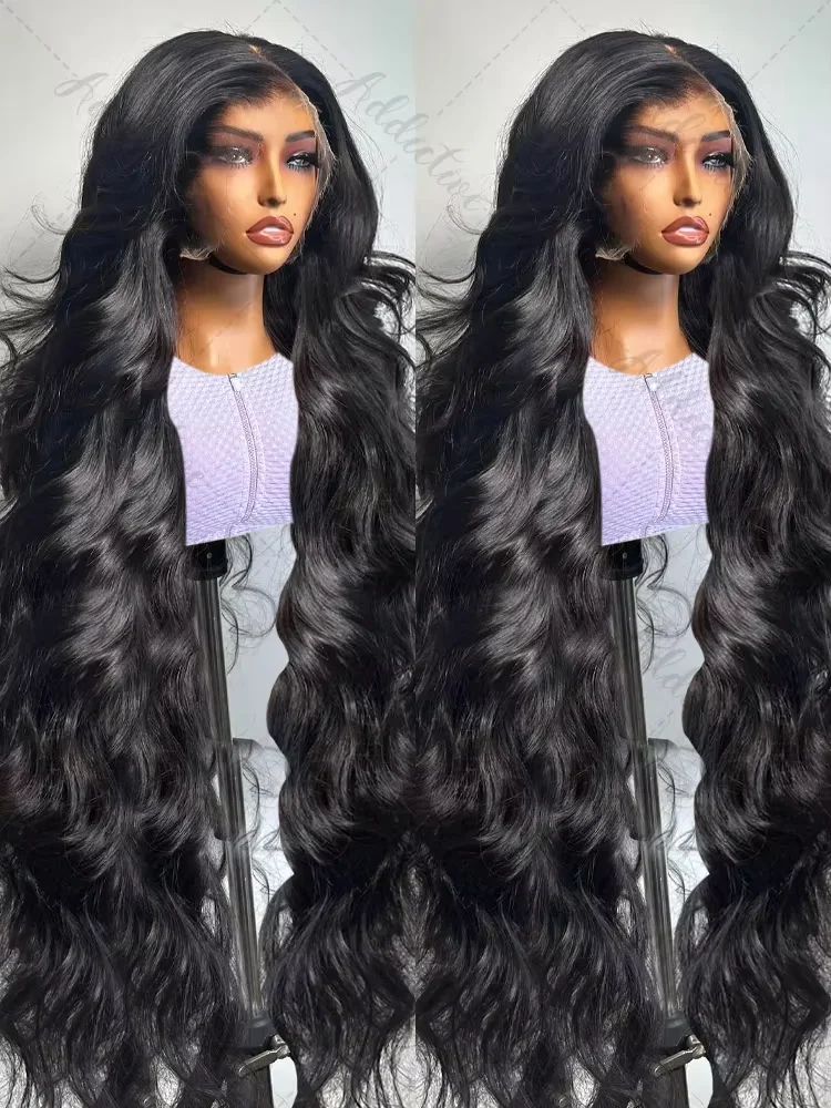 Body Wave 13x4 13x6 HD Transparent Lace Front Wigs 30 Inch Brazilian Wavy 200 Density Glueless Wig Human Hair For Women Choice