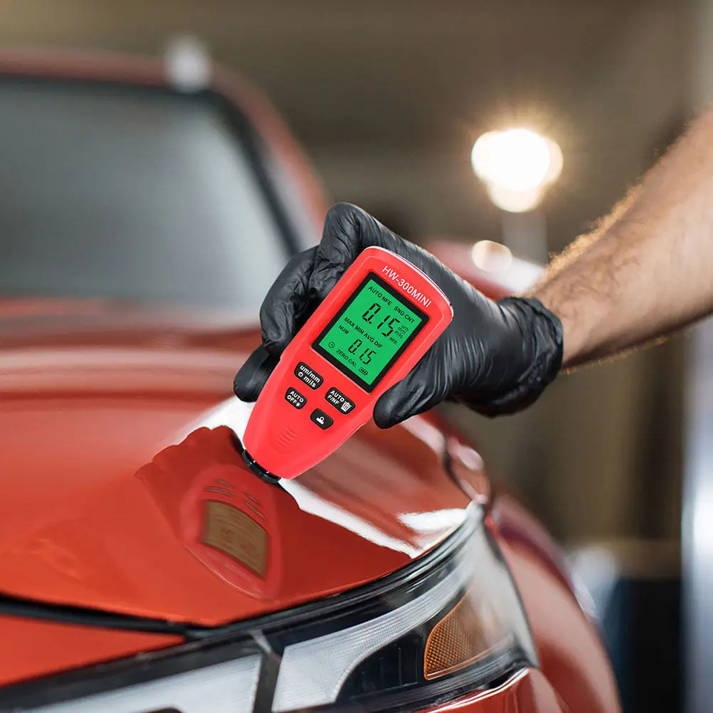 

Paint Thickness Gauge Digital Coating Thickness Meter Automotive Grade ABS Shell Portable Lightweight for Car Body Industrial