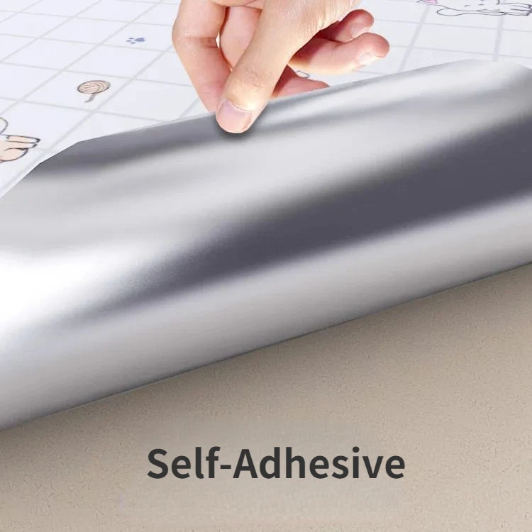 Kitchen Cabinet Renovation Stickers Desktop Wardrobe Stove Self-Adhesive Oil Proof Furniture Waterproof Wallpaper Kitchen Decor