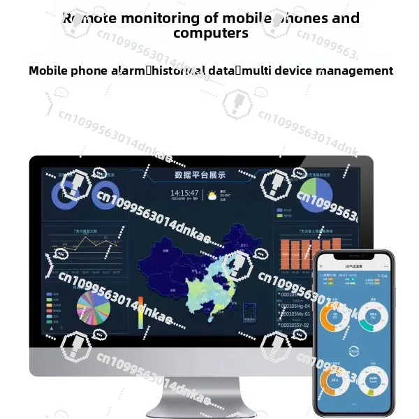 Wireless Remote Monitoring Wifi Remote Transmission Pressure Gauge Sensor Transmitter Air Pressure Water Pressure