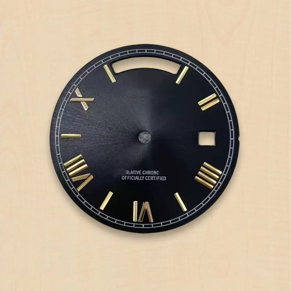 Day And Date Roman numerals Dial 31mm S Dial Fit 8285 Movement Sunray Dial 31MM 8285 Watch Modification Accessories image 4