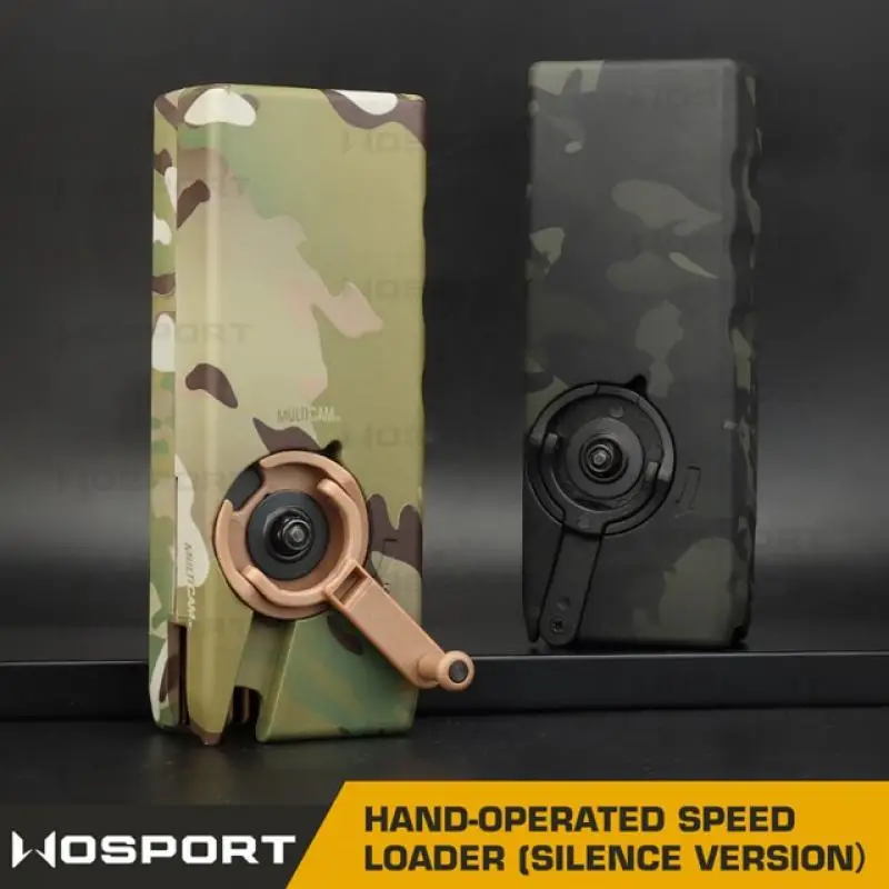 Loader airsoft M4 MID-CAP – carga rápida silicona giro manual silencioso - imagen 4