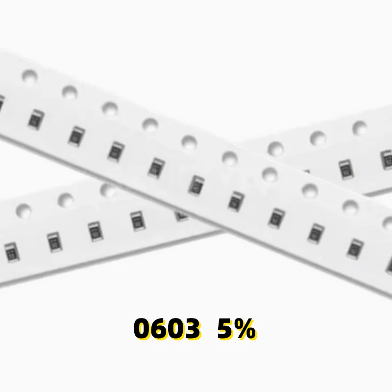 

5000 шт./лот 0603 100 МВт 5% резисторы для микросхем SMD 0R ~ 10M 0R 1R 10R 100R 220R 330R 1K 4,7K 4K7 10K 100K
