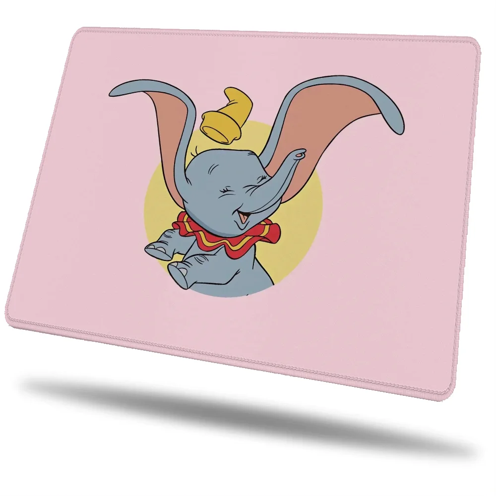 Dumbo alfombrilla de ratón de Anime, accesorios para juegos pequeños, alfombrilla de ratón, alfombrilla de mesa de empresa, alfombrillas de juego para Pc, accesorio de escritorio para niña, ordenador portátil