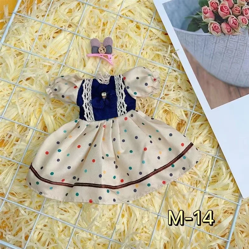 Fashion Casual 1/6 Bjd Doll Clothes 30cm Doll Replace Clothes Accessories Dress Up Suit Princess Dress