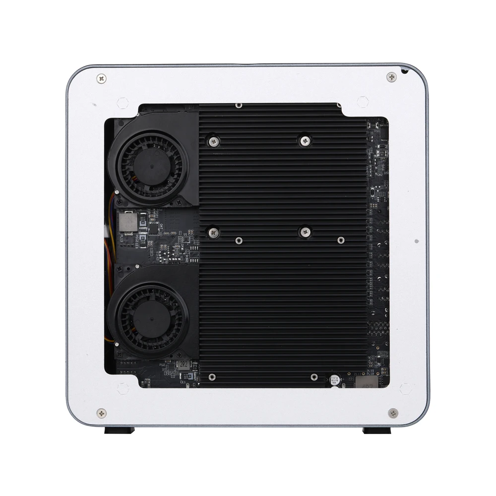 Qotom Mini PC Q51551VT CPU Intel Core Ultra 5 125H 14 núcleos 18M caché 2x10G LAN/6x 2,5G LAN/2x10G SFP+, enrutador DIY VM PC