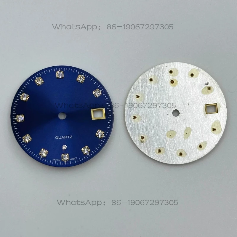 

Customized 2315 Movement Dial Diameter 29mm Log Pearl Shell Square Diamond No Luminous Literal Mechanical Watch Modified Watch