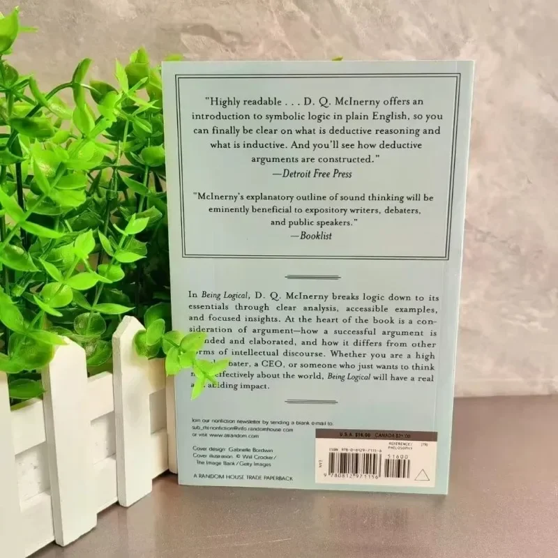 كون منطقيًا ودليل للتفكير الجيد والعلوم والفلسفة والأدب والفلسفية من تأليف DQ Mcinerny