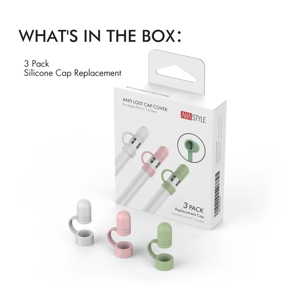 

3 шт., новая сменная крышка для карандашей, силиконовый защитный чехол, держатель для карандашей, аксессуары для стилуса, наконечник для карандаша 1