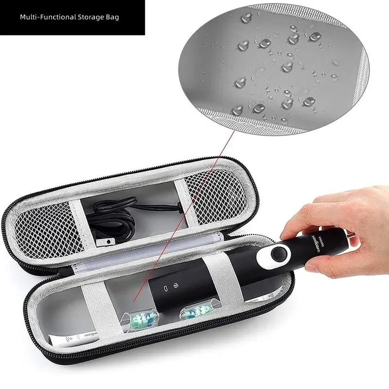 Portable Electric Toothbrush Storage Bag Mini Travel Case Waterproof Dustproof EVA Material Eco Friendly Design for Adults view 4