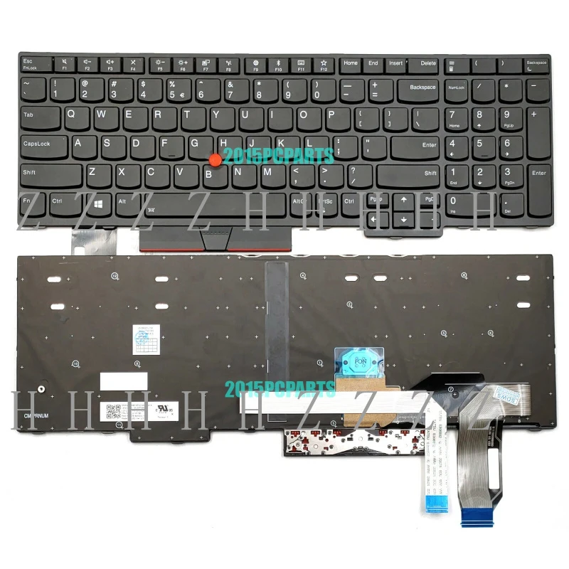 

Новая клавиатура с подсветкой для Lenovo Thinkpad P52 P53 P53S P72 P73, американская раскладка