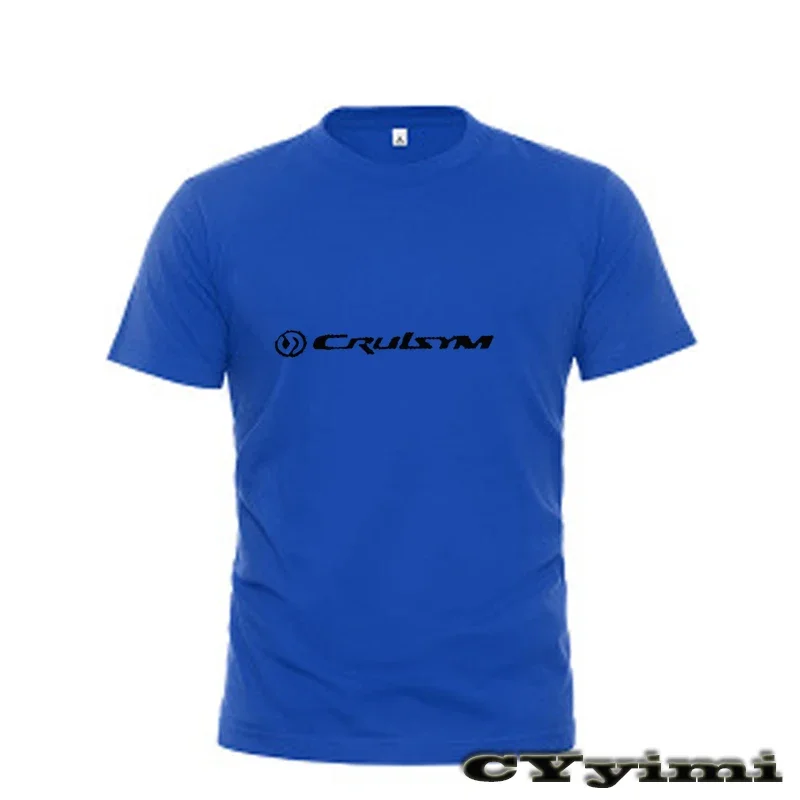 For SYM CRUISYM 300 cruisym300 T Shirt Men New LOGO T-shirt 100% Cotton Summer Short Sleeve Round Neck Tees Male