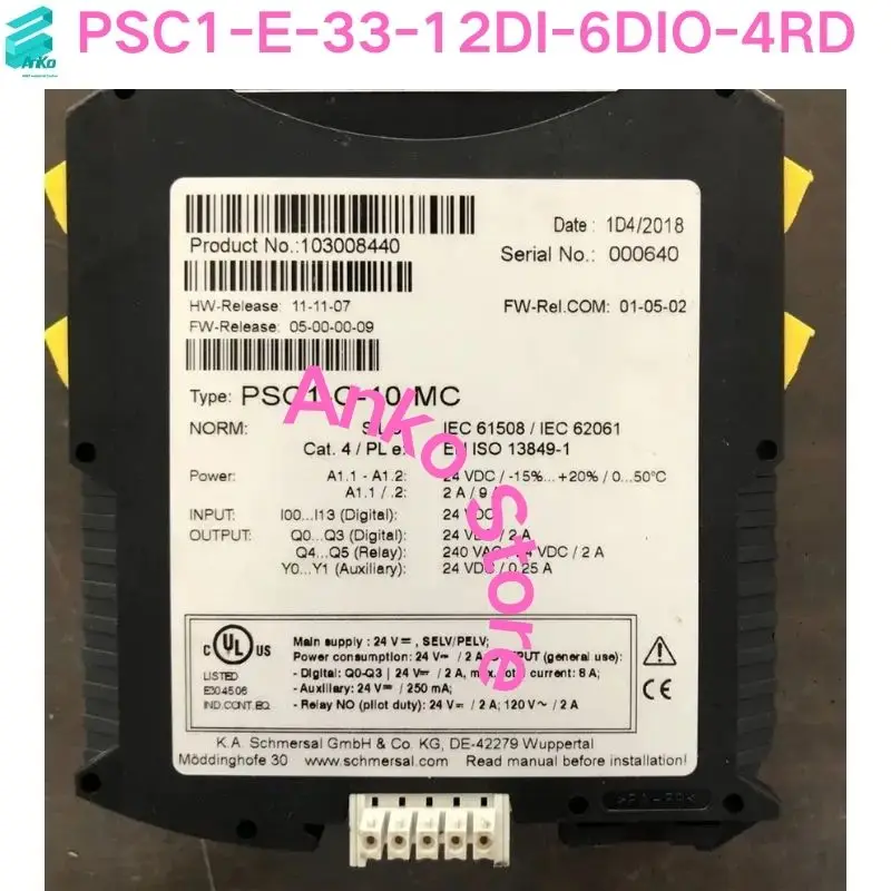 Second-hand test OK  Security Controller Expansion Module PSC1-E-33-12DI-6DIO-4RD