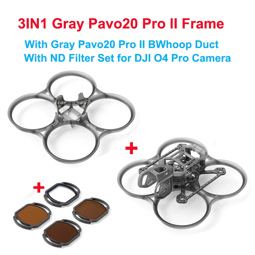 BETAFPV Pavo20 Pro Bürstenlosen BWhoop Rahmen VTX Halterung Für Pavo20 Pro O4 FPV Drohnen für DJI O4 Air Unit Pro Kameras – Detail 3