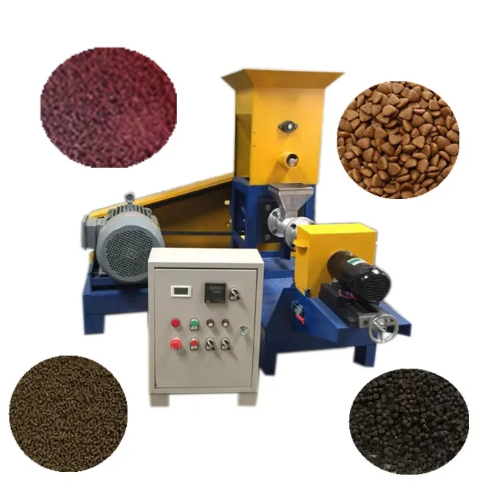 fine workmanship	floating feed processing machine	homemade pellet extruder machine	fish feed puffing machine