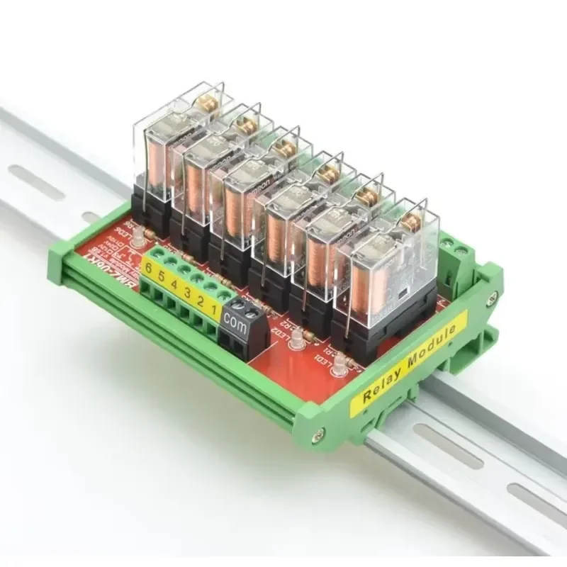 6 Channels Relay Module for 12V 24V Input BMZ-06R1