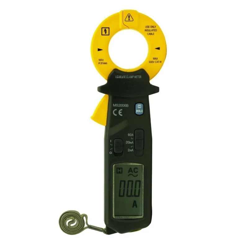 High Precision Leakage Current Clamp Meter Small Portable Multimeter