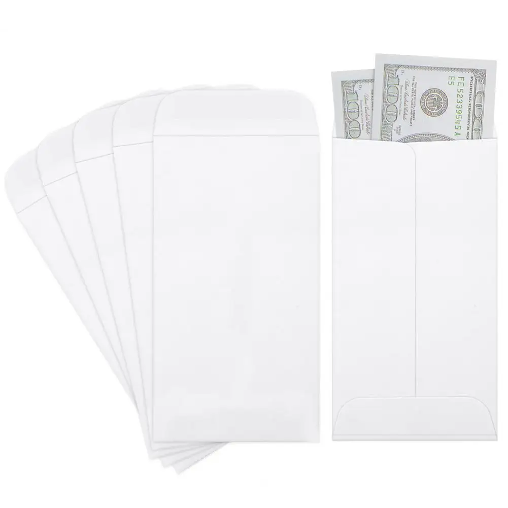 Money Bags 50pcs Bright Color Cash Envelopes Wear Resistant Diy Coin Storage Containers Storage Bags