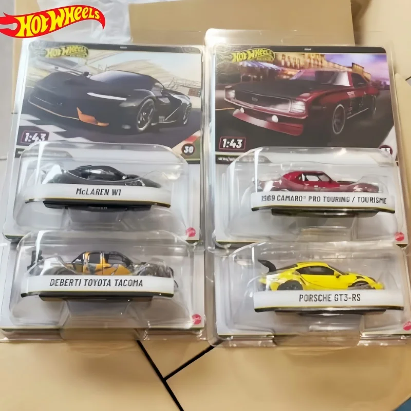 Nueva colección Cultural Hot Wheels 1:43 Toyota Tacoma Mclaren W1 Porsche 911, modelo de coche fundido a presión de aleación, juguete para regalos para adultos