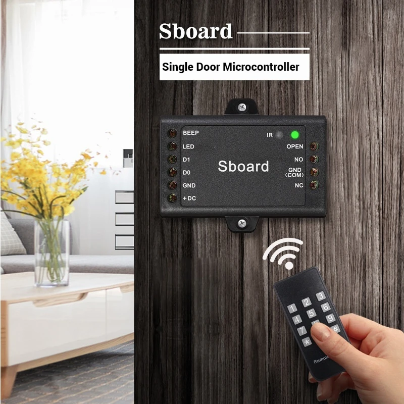 ABS Single-Door Mini Wiegand Controller Compatible with Any Wiegand 26-37 Card Reader