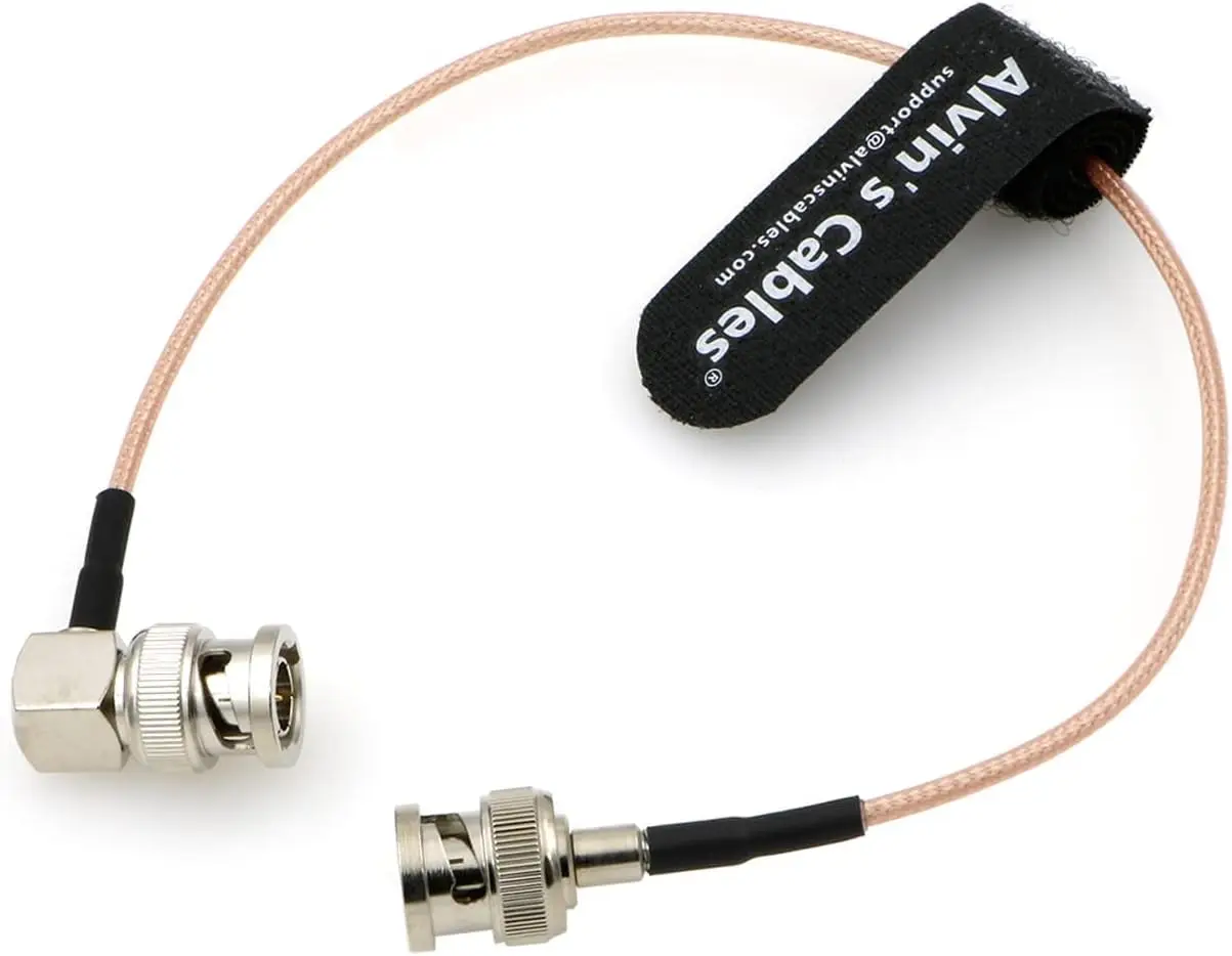 

Alvin's Cables HD SDI BNC Coaxial Cable Right Angle to Straight 3G BNC Cable for Cameras Monitor Recorder Video Equipment 30CM|1