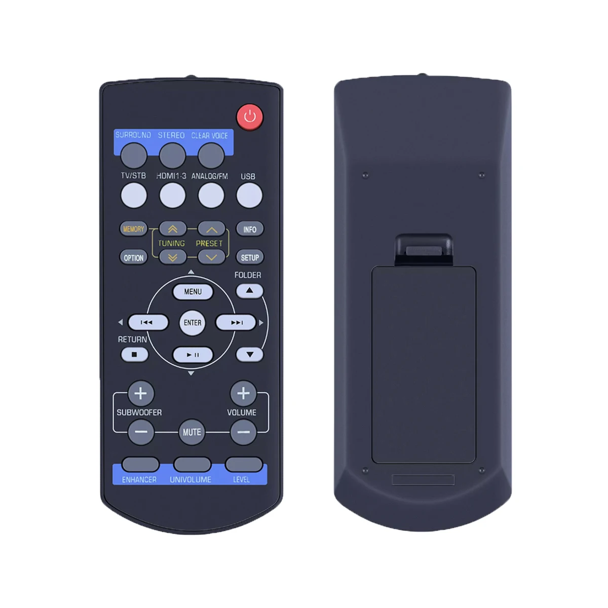 ヤマハ用リモコン,サウンドバー,SR-301, NS-BR301,nsbr401yhts401bl