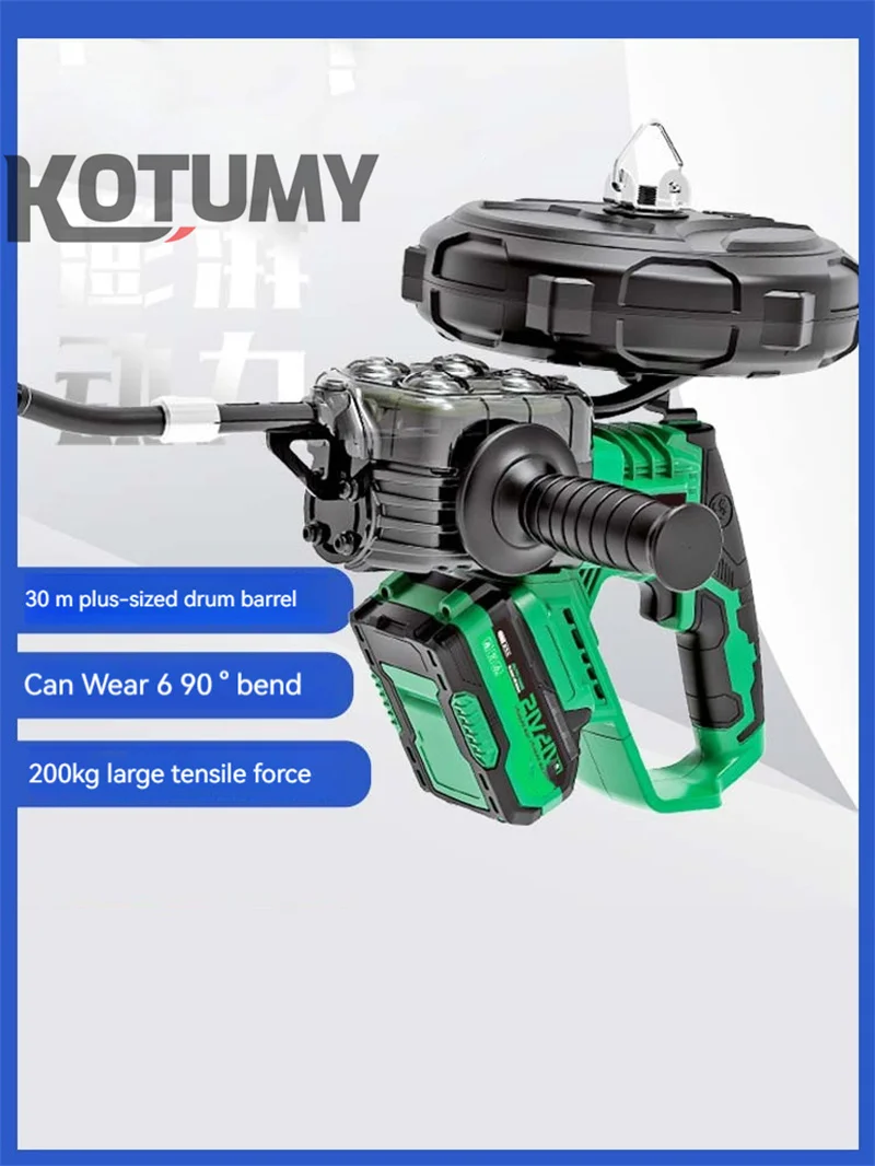 Pull Wire Electric Threader Lithium Battery Threading Machine Threading Tool Lithium Battery Threading MachineAR