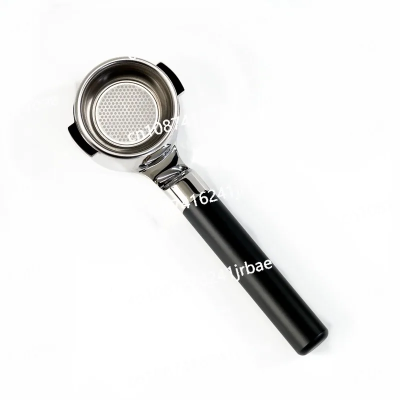 For MisChief prank new black flat bottomless coffee machine handle for E61 matte black pom