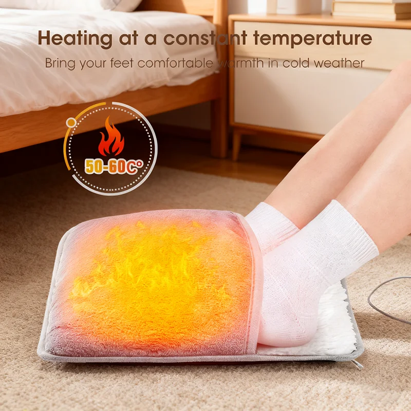 الشتاء الكهربائية القدم لوحة التدفئة لينة أفخم USB شحن جهاز تدفئة القدمين حصيرة المنزلية لتحسين النوم جهاز تدفئة القدمين سخان #1