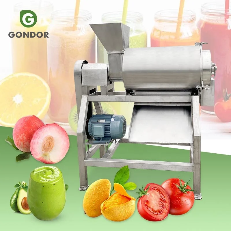 Máquina Despulpadora de Frutas para Puré de Tomate, Pulpa de Mango, y Mermelada de Caqui