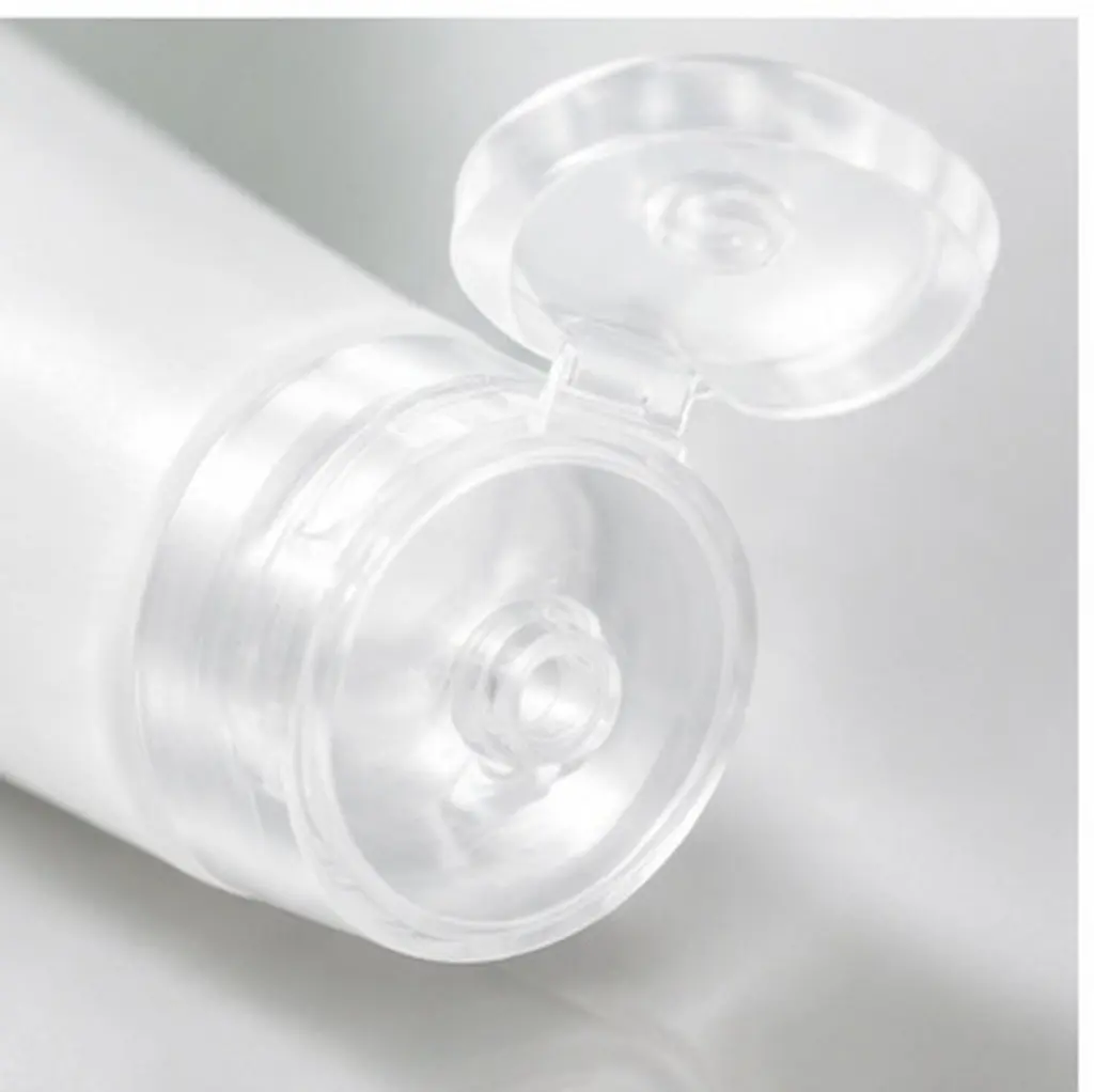 10pcs Travel Toothpaste Bottles 30ml Refillable Leak-Proof Squeeze Tubes Portable Airline Approved Clear Plastic