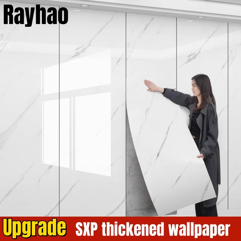 

Thickened Sxp Wear-resistant Self-adhesive Wallpaper Home Decoration Marble Pattern Wall Stickers Wall Panels Renovate Bedroom