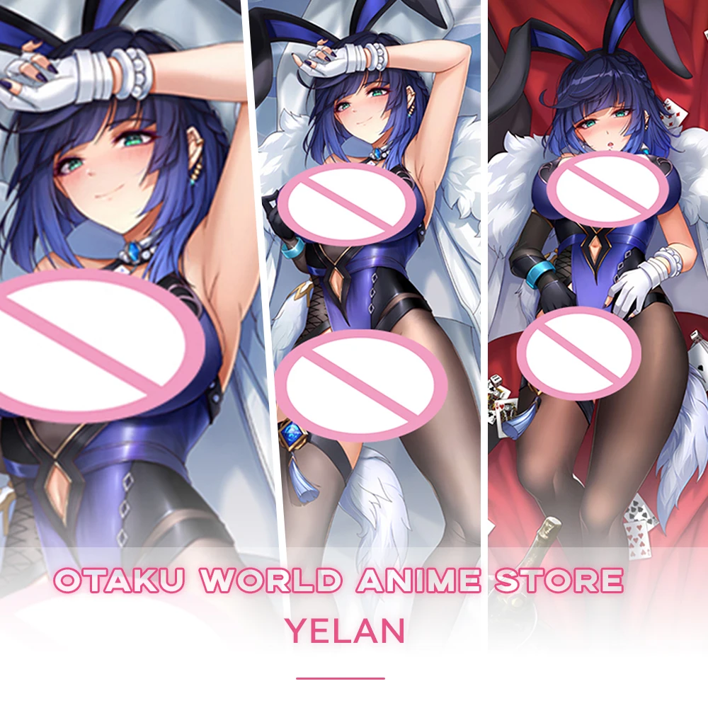 

Genshin Impact YELAN Dakimakura Anime Otaku Waifu Decor Hugging Body Pillow Case Cushion Pillow Cover Bedding Pillows Decor